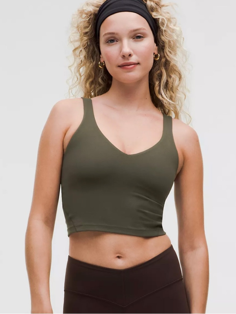 Lululemon Athletics Align V-Neck Crop Bralette Top Size 4